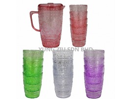 8801#PLASTIC JUG+4CUP